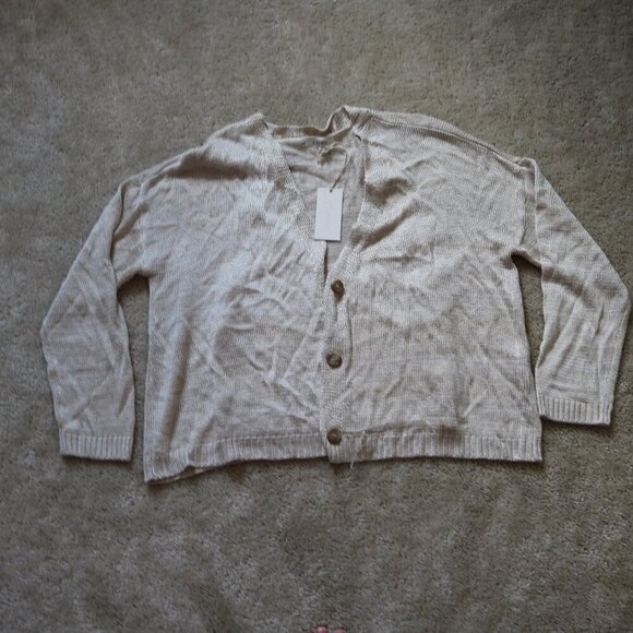 Z Supply Sweaters - Z Supply Cream Button-Up Sweater Set